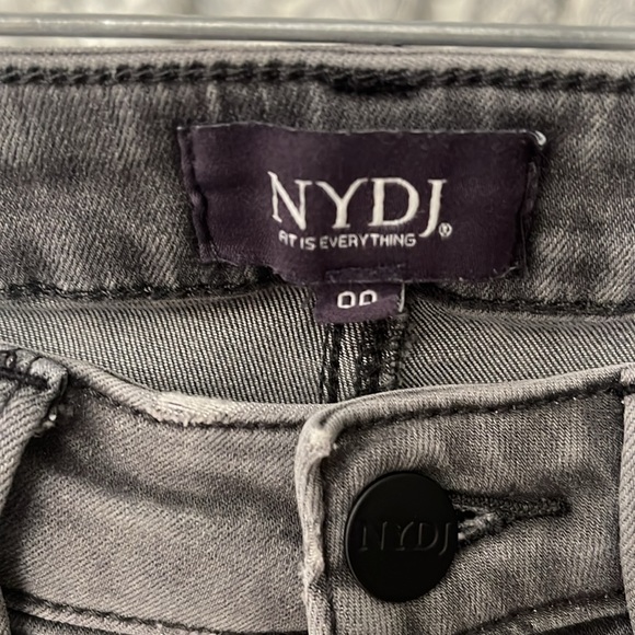 NYDJ FADED GRAY STRETCH JEANS - Picture 4 of 8